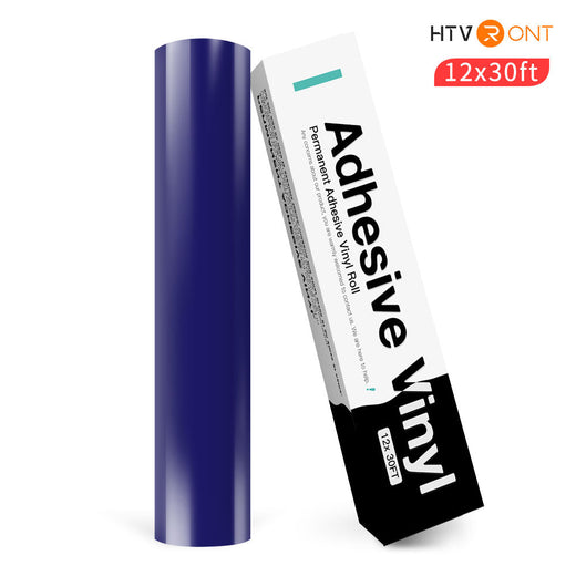 Permanent Adhesive Vinyl Roll - 12"x30 Ft  king blue