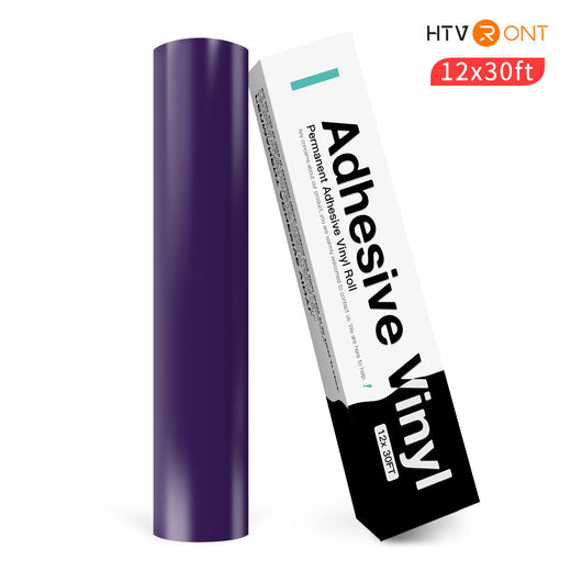 Permanent Adhesive Vinyl Roll - 12"x30 Ft  Purple