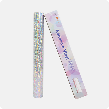 Holographic Sparkle Adhesive Vinyl Roll - 12"x10 FT 