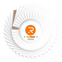 Heat Transfer Vinyl Sheet - 12"x12" 40 Pack White