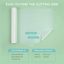 Clear Sublimation HTV for Light Fabric - 12" X 5FT