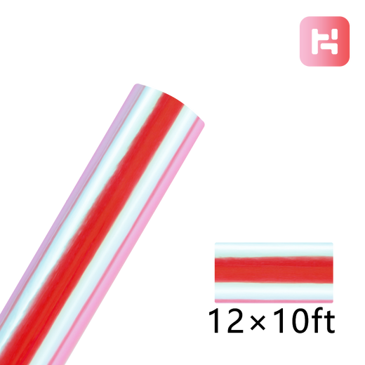 Holographic Adhesive Vinyl Roll - 12"x10 Ft (8 Colors) [Special]