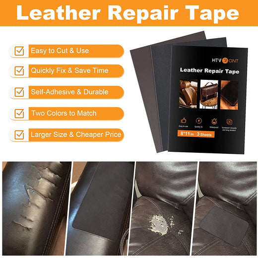 Leather Repair Patch Bundle for Couch 3 Pack 8x11 – HTVRONT