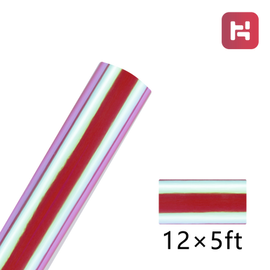 Holographic Adhesive Vinyl Roll - 12"x5 Ft
