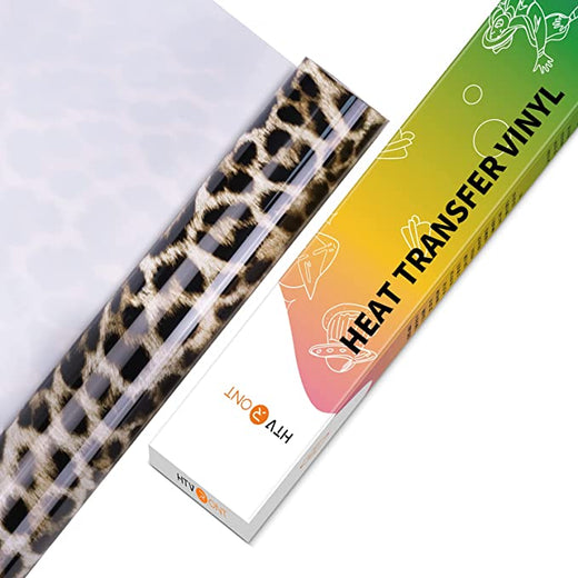 Leopard Heat Transfer Vinyl Rolls - 12" x 5ft (4 Colors)