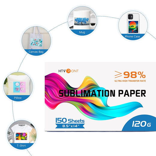 Sublimation Paper - 8.5"x14" 150 Sheets