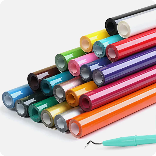 Heat Transfer Vinyl Bundle 12 x 3 FT