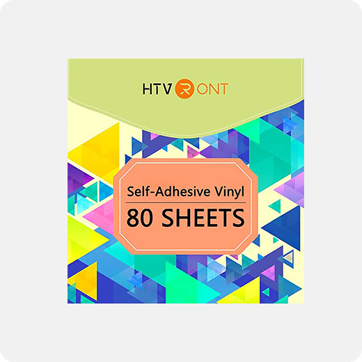 Adhesive Vinyl Bundle - 12"x12" 80 pack (45 Assorted colors)