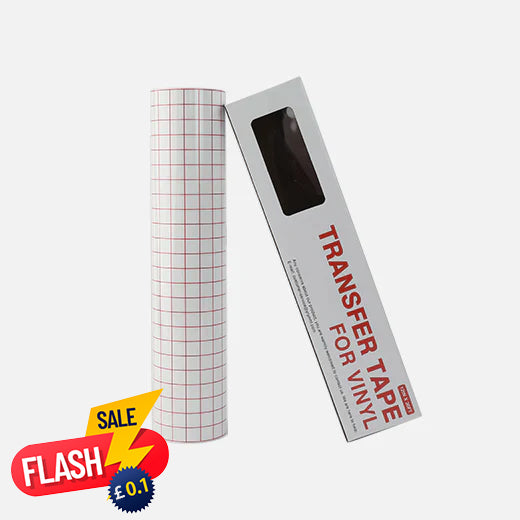 【Best Deal】Clear Vinyl Transfer Tape Roll  (2 Colors）