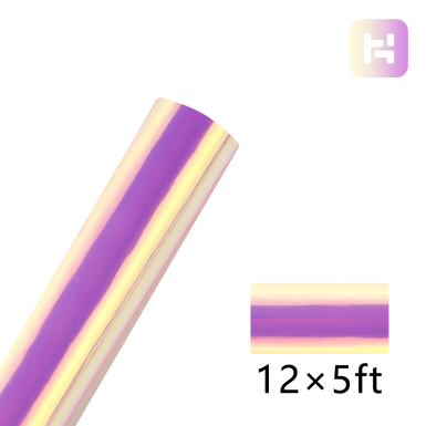 Holographic Adhesive Vinyl Roll - 12"x5 Ft