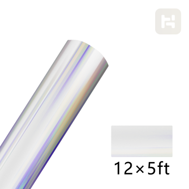 Holographic Adhesive Vinyl Roll - 12"x5 Ft