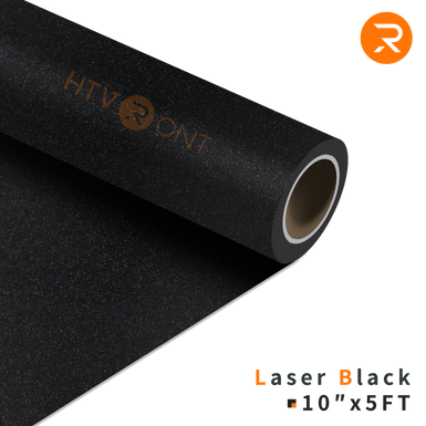 Glitter Heat Transfer Vinyl Roll - 10"x5 Ft (9 Colors)