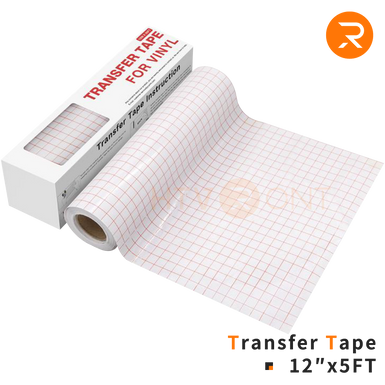 Clear Vinyl Transfer Tape Roll - 12"x5 Ft
