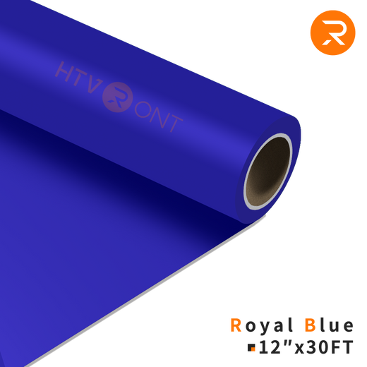 Heat Transfer Vinyl Roll - 12"x30 Ft  Royal Blue