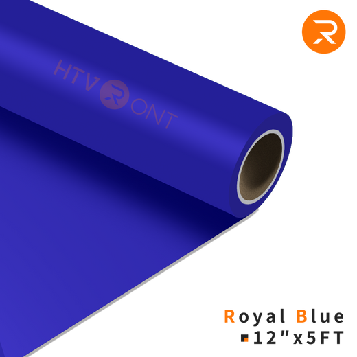 Heat Transfer Vinyl Roll - 12"x5 Ft Royal Blue