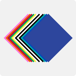 Matte Adhesive Vinyl Bundle - 12"x12" 14 Pack (12 Assorted Colors)