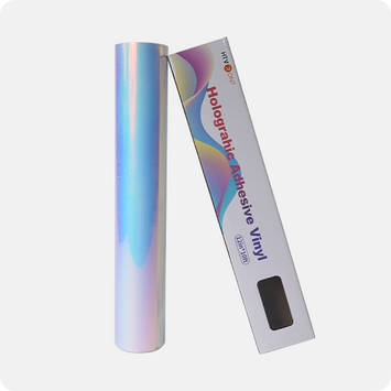 Holographic Adhesive Vinyl Roll - 12"x10 Ft (16 Colors)