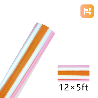 Holographic Adhesive Vinyl Roll - 12"x5 Ft
