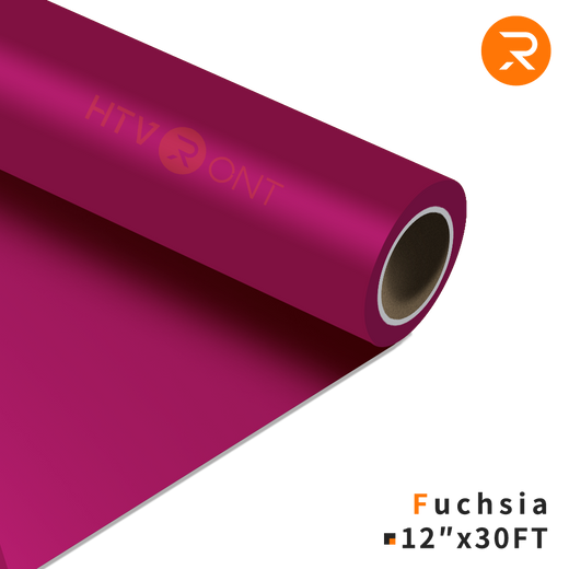 Heat Transfer Vinyl Roll - 12"x30 Ft Fuchsia