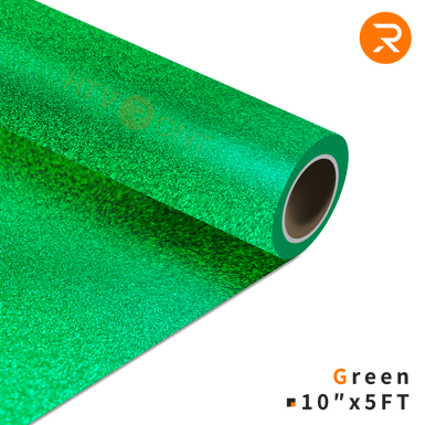 Glitter Heat Transfer Vinyl Roll - 10"x5 Ft (9 Colors)