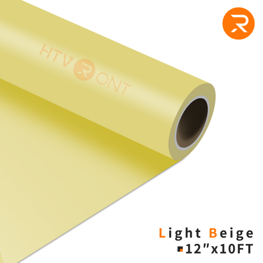 Heat Transfer Vinyl Roll - 12"x10 Ft Light Beige