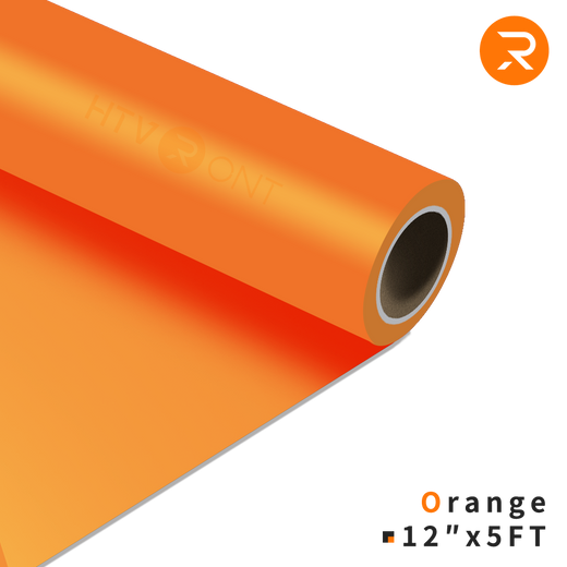 Heat Transfer Vinyl Roll - 12"x5 Ft Orange