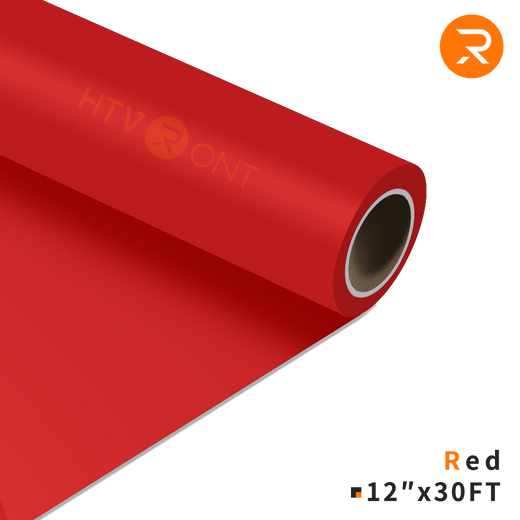 Heat Transfer Vinyl Roll - 12"x30 Ft Red