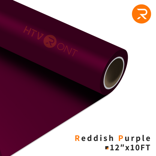 Heat Transfer Vinyl Roll - 12"x10 Ft Reddish Purple