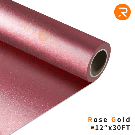 Heat Transfer Vinyl Roll - 12"x30 Ft Rose Gold