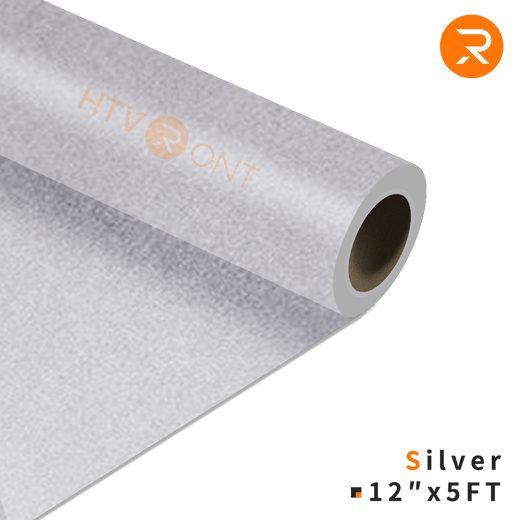 Heat Transfer Vinyl Roll - 12"x5 Ft Silver