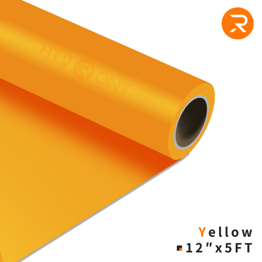 Heat Transfer Vinyl Roll - 12"x5 Ft Yellow